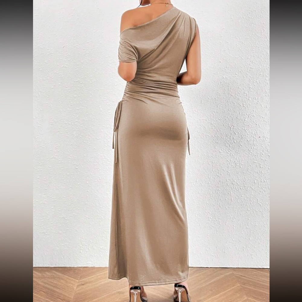 Boho ruched sides maxi dress - Picture 10 of 15